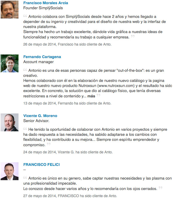 opiniones linkedin