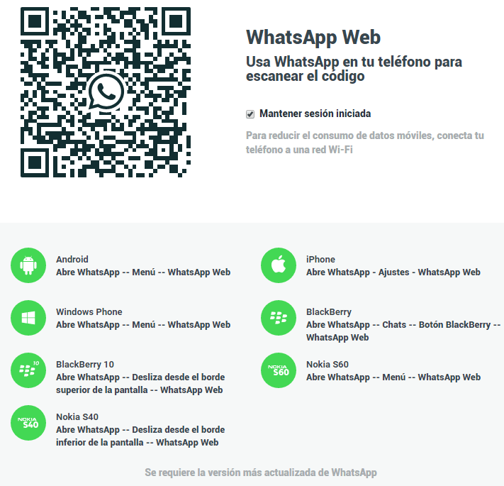 Whatsapp Web. Controla Whatsapp desde tu ordenador